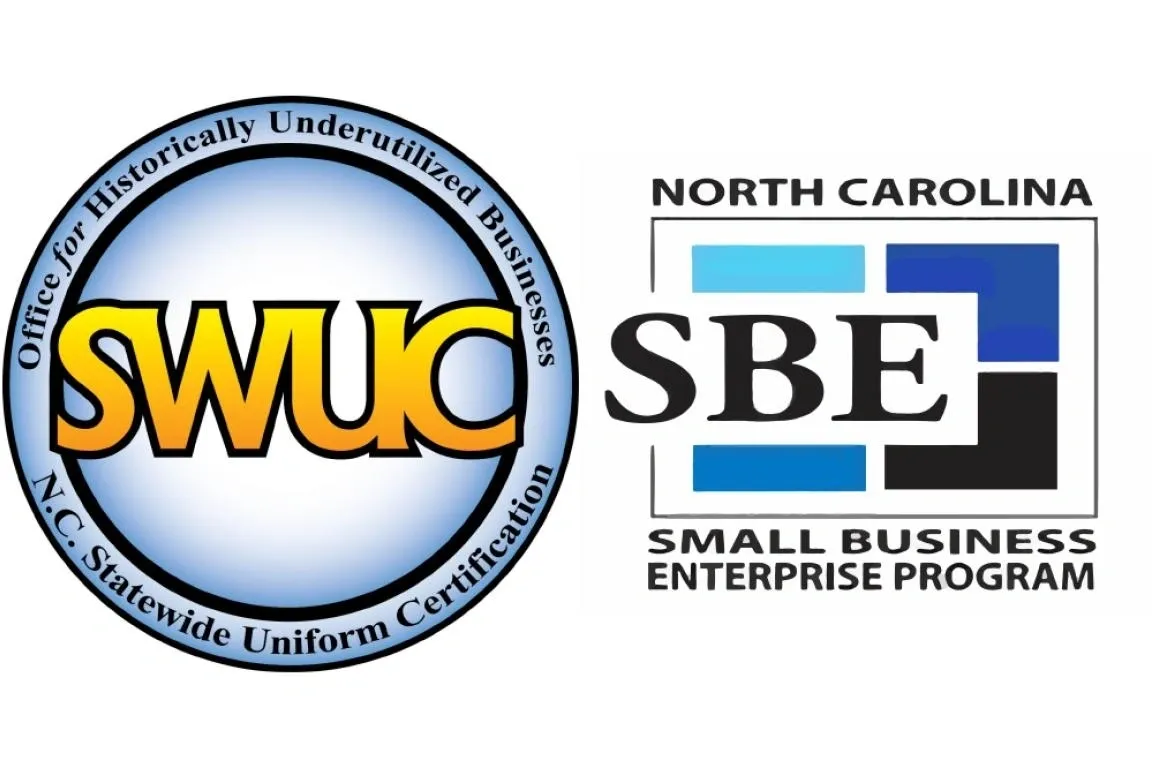 SWUC and SBE program logos side-by-side.